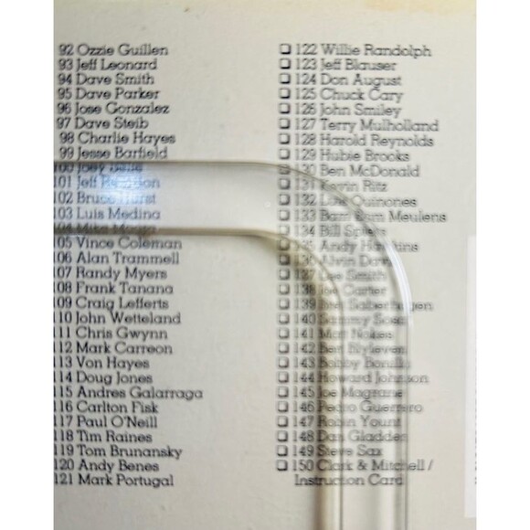 1990 Classics Card game-Nolan Ryan, Prime Time Sanders, Ken Griffey w-150 cards - Picture 5 of 6